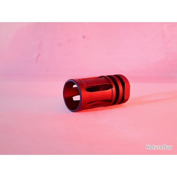 CACHE FLAMME 14MM CCW ACIER NOIR NEUF POUR HK 416 T4E CAL.43 / TM4 RIS T4E CAL.43 / AIRSOFT / ARMES