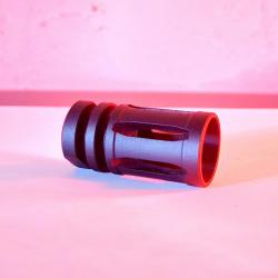 CACHE FLAMME ACIER 14MM CCW NOIR NEUF.