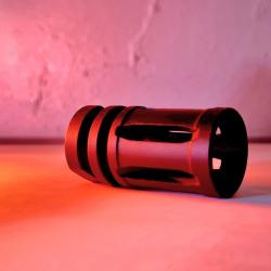 CACHE FLAMME ACIER 14MM CCW NOIR NEUF.