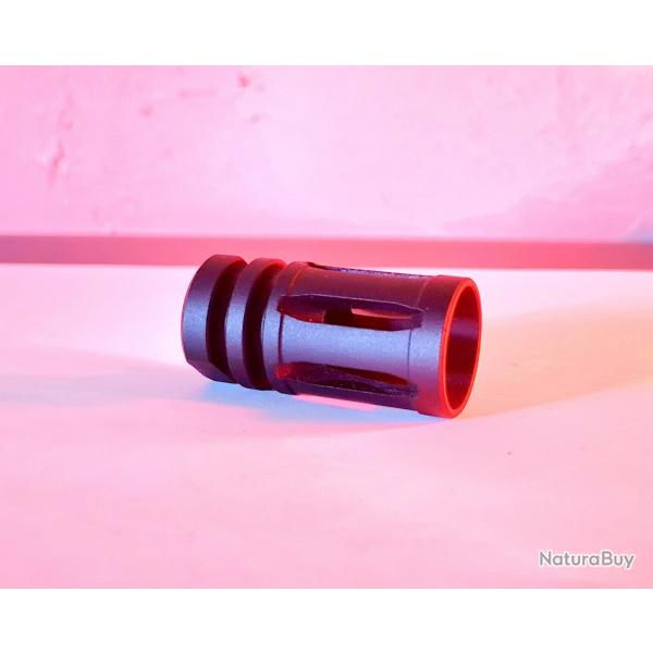 CACHE FLAMME ACIER 14MM CCW NOIR NEUF.