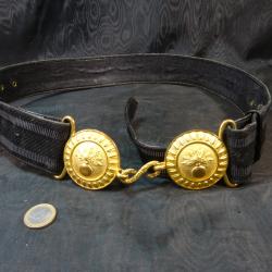 CEINTURON PORTE-SABRE OU &Eacute;P&Eacute;E DE GRANDE TENUE DES OFFICIERS D'INFANTERIE, mod&egrave;le 1931.