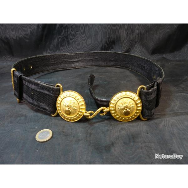 CEINTURON PORTE-SABRE OU �P�E DE GRANDE TENUE DES OFFICIERS D'INFANTERIE, mod�le 1931.