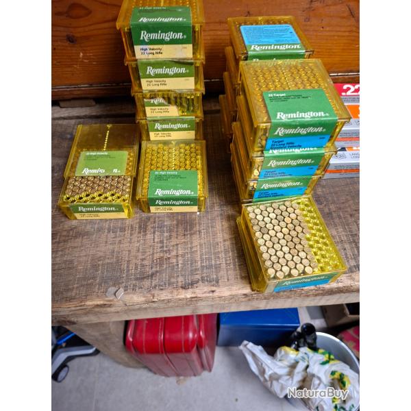 Lot munition 22 lrEnvoi gratuit