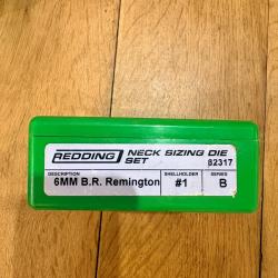 Jeu d'outil REDDING  6MM BR REMINGTON   REF 82317 3 OUTILS