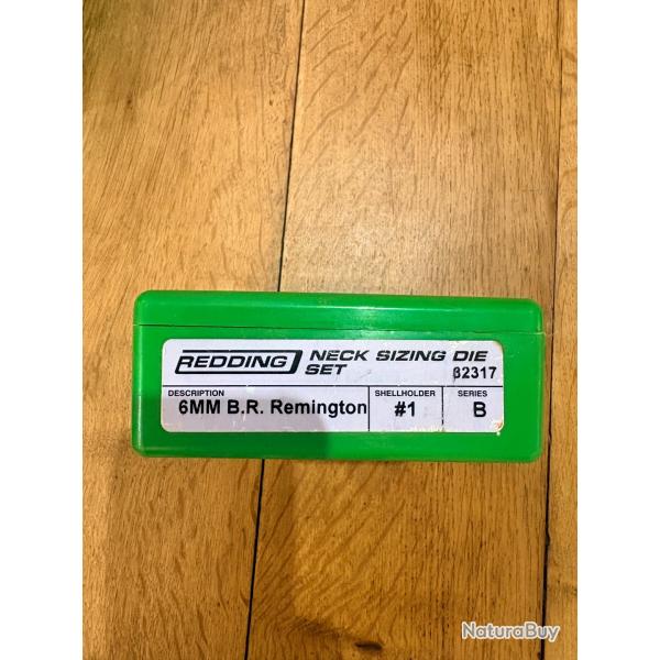 Jeu d'outil REDDING  6MM BR REMINGTON   REF 82317 3 OUTILS