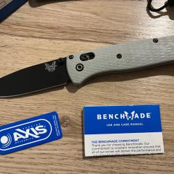 V&eacute;ritable Benchmade Bugout 535 manche G10 - Rare