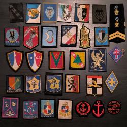 LOT DIVERS &Eacute;CUSSONS ARM&Eacute;E FRAN&Ccedil;AISE