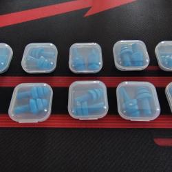 Protection auditif. Bouchon oreille en silicone 5 Paires