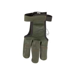 Gant de tir Buck Trail Forest pleine paume en cuir avec bouts de doigts renforc&eacute;s XS