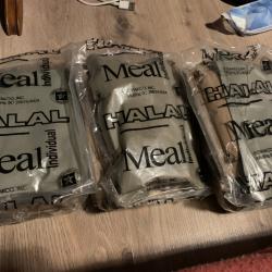 3x Ration Am&eacute;ricaine MRE EPA Halal