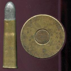 .43 Remington Egyptien originale Guerre 1870-71 - &eacute;tui laiton - balle plomb - PRIX PORT COMPRIS