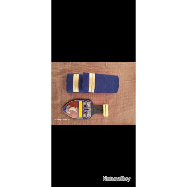 Lot ensemble ancienne  insigne Police