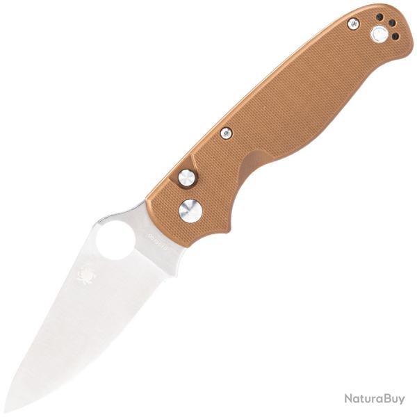 Couteau pliant - Spyderco ButtonUp G10 C275GPBN