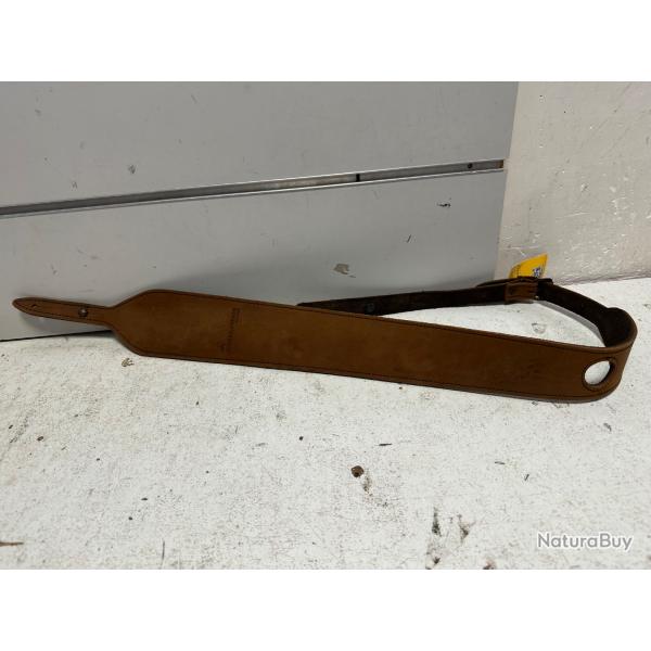 Bretelle cuir avec trou de pouce Verney-carron
