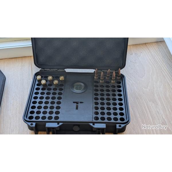 Bo�te � Munitions �tanche 100 Cartouches Modulable Compatible .308 Win, 6.5 Creedmoor, .243 Win