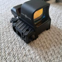 Vends point rouge avec laser reflex sight mark sm14002 14003