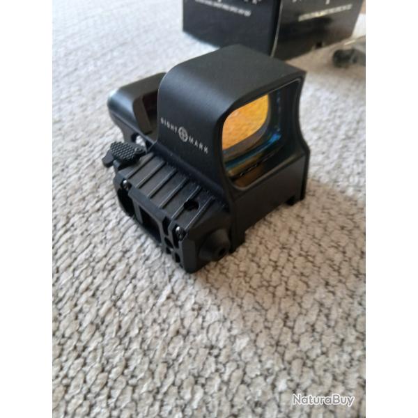 Vends point rouge avec laser reflex sight mark sm14002 14003