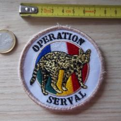 &eacute;cusson militaire op&eacute;ration Serval insigne collection