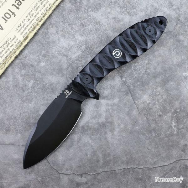 Couteau Fixe Defcon Neo Shilin Lame Acier 14C28N Manche G10 Etui Kydex TD009
