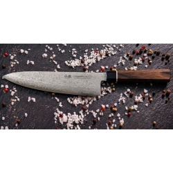 Couteau de Chef Japonais Gyuto 20 cm - Suncraft Senzo Damas VG10 (BD-05)