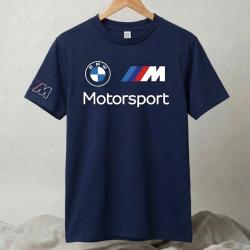 BMW Motorsport T-shirt Sport Dryfit Bleu Marine