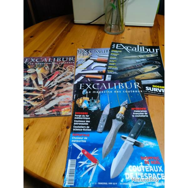 REVUES EXCALIBUR NUM�ROS 5,15,22,86