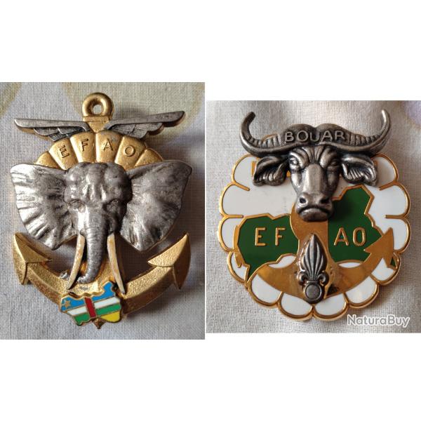 Insignes EFAO (El�ment fran�ais d'assistance op�rationnelle) R�publique centrafricaine -Bangui/Bouar