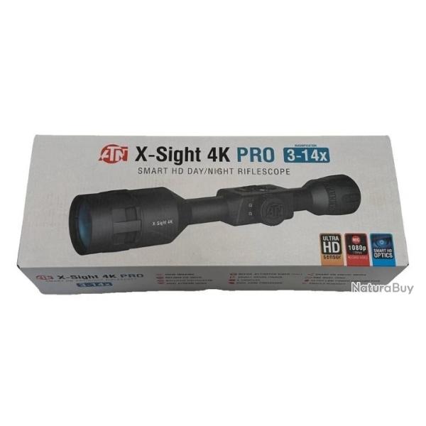 Lunette ATN X-Sight 3-14x 4k Vision Nocturne Infrarouge UHD WiFi Smart Scope Chasse