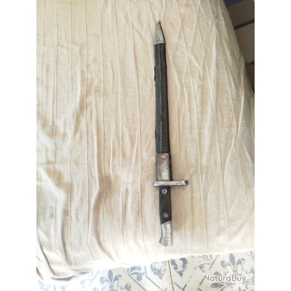 Machette ba�onnette espagnole mod�le 1913.artillerie Tolede.mauser 1893)1916