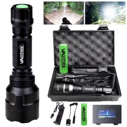 Eclairage Tactique C8 LED Haute Puissance *Ench&egrave;re* Contacteur D&eacute;port&eacute; Chasse Tir Airsoft VASTFIRE