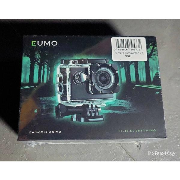 CAM�RA EUMOVISION (Marque fran�aise) V2 ULTRA HD NEUVE -�TANCHE 30M- VALEUR 99� - 1� SANS R�SERVE !