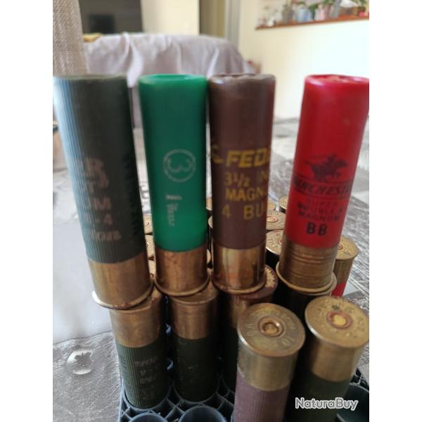 Lot cartouches calibre 10