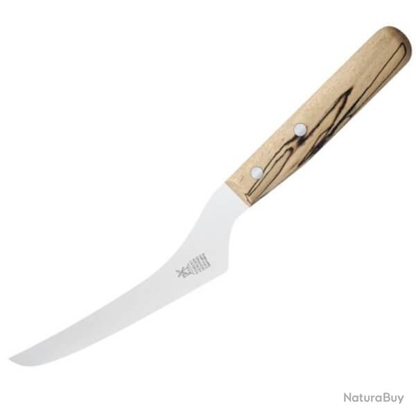 Couteau � fromage Windm�hlenmesser manche h�tre glac� lame inox