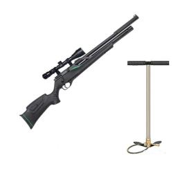 Carabine pcp 4,5 snowpeak T-rex + lunettes 4x32 + pompe pcp