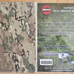 Skin HK416 A5 Multicam autocollant et retirable.