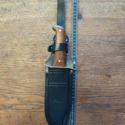 Couteau chasse L&Eacute;OPARD lame 17 cm