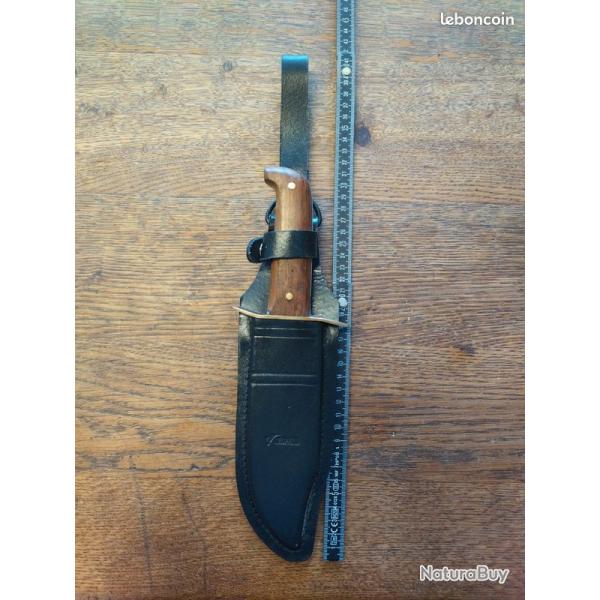 Couteau chasse L�OPARD lame 17 cm