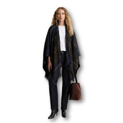 Ch&acirc;le Blair Tartan Serape Barbour - Shadow Classic - chale serape shadow