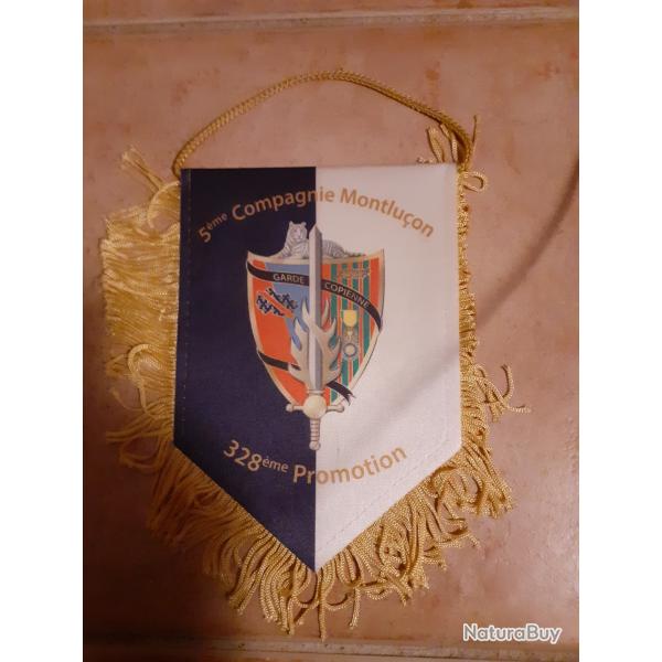 fanion 328� promotion, �cole de Montlu�on, garde Copienne