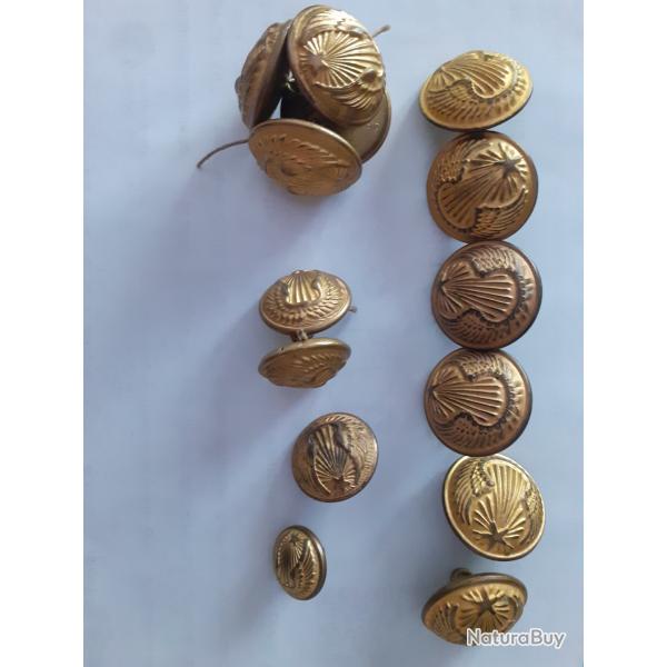 lot boutons arm�e de l'air