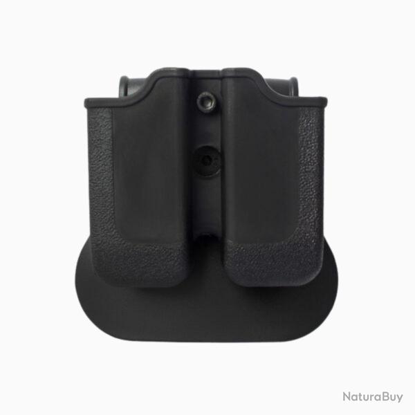 Porte-chargeur double Glock/Beretta/H&K MP00 Noir