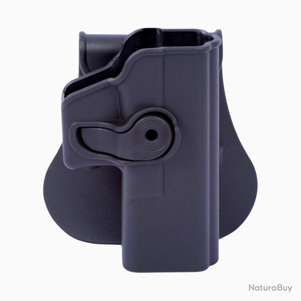 Holster LV2 Glock 19/19X/23/25/28/32/45 Noir Droitier