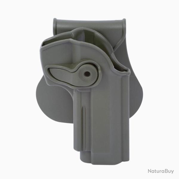 Holster Level 2 Roto pour Beretta 92FS Vert Olive Droitier