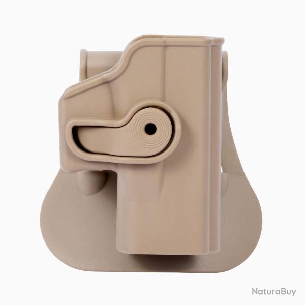 Holster Lv2 Glock 26/27/28/33/36 Tan Droitier