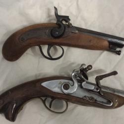 Pistolet Marine et Derringer