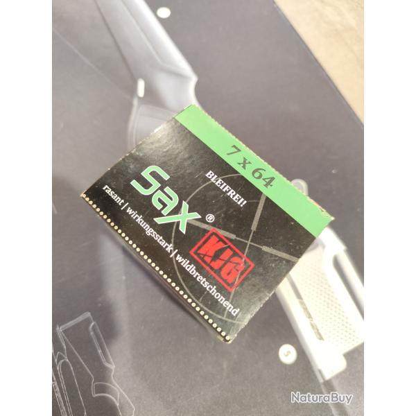 SAX munitions 7x64 KJG 6.7gr 1050 m/s x 20 munitions
