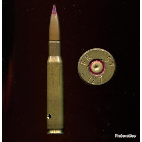 12.7 x 99 Browning balle tra�ante - balle pointe rouge - neutralis�e