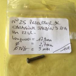 VENDU PAR LE-CUIRASSIER N&deg; 25 PERCUTEUR POUR CARABINE CAL 22 LR ET 9/12/14 MM