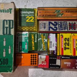 Lot de 1250 cartouches 22LR