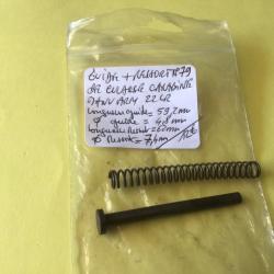 VENDU PAR LE-CUIRASSIER N&deg; 79 MASSE PERCUTANTE (GUIDE+ RESSORT )  CARABINE MANU ARM 22 LR